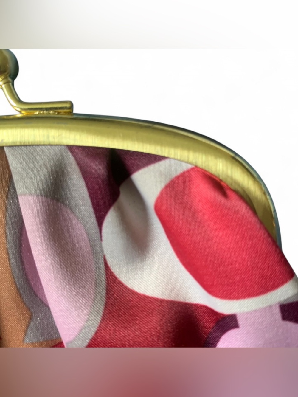 Vintage Coach Ashley Scarf Print Kisslock Coin Purse - Excellent Condition - Picture 13 of 15